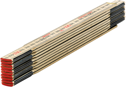 Sola compteur pliant bois 2mtr 10 parties hc2 10 naturel, classe 3 (compteur de contact) - 53010501