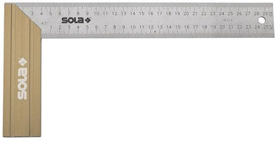 Bloc alu Sola carré 300x145mm srb300, pied inox - 56012201 - 56012201