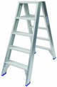 Escalier double professionnel massif 2x5 marches massif - dt05