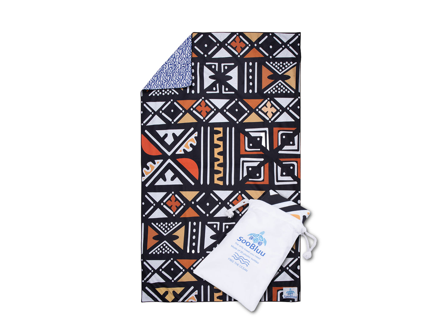 Soobluu Beaches Bath Towel Wax 100x160cm