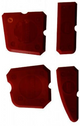 Soudal 153314 plaques d'essuie-glace en silicone | 4 pièces - 153314