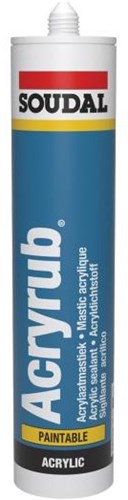 Frottement acrylique Soudal | mastic acrylique | gris | 310 ml - 102598