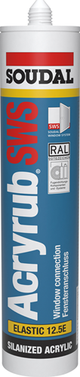Soudal acrylique sws | mastic acrylique | 310 ml | blanc - 124483