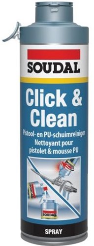 Soudal cliquez sur nettoyer | nettoyant en mousse PU | 500ml - 113432