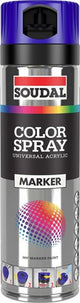 Spray marqueur de couleur Soudal 500 ml | bleu fluo - 155988
