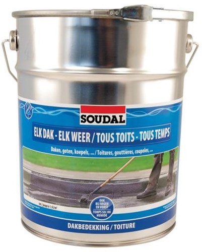 Soudal n'importe quel toit - n'importe quel temps | noir | 10 litres - 101477