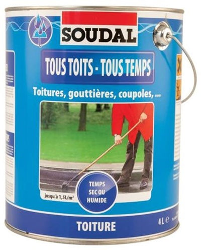 Soudal n'importe quel toit - n'importe quel temps | noir | 4 litres - 101524