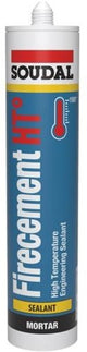 Ciment réfractaire Soudal ht | noir | 300ml - 108264