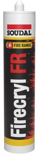 Soudal firecryl fr | mastic acrylique ignifuge | blanc | 310ml - 106329