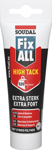 Soudal répare tout le high tack | kit de liaison | 125 ml | blanc - 153975