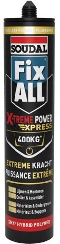 Soudal fix-all x-treme power x-press | adhésif de montage | blanc | 280ml - 154347