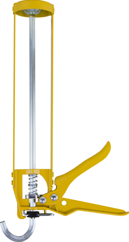 Pistolet squelette jaune Soudal - sans goutte | pour cartouches jusqu'à 310 ml - 106812