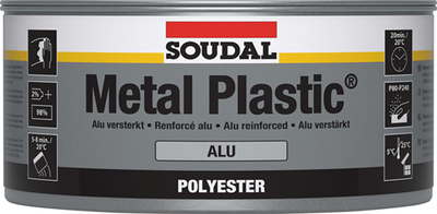 Soudal métal plastique alu | mastic polyester | 2 kg | 30045 - 103426