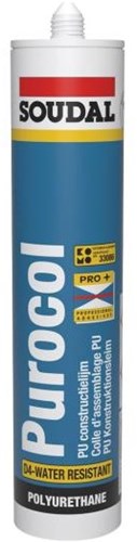 Soudal purocol (d4) komo | adhésif de construction | d4 | 310 ml - 103955