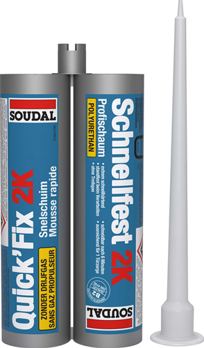 Soudal ajustement rapide 2k | Mousse bi-composant | 210 ml - 101665