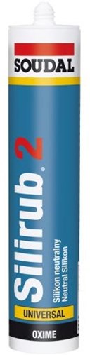 Soudal silirub 2 | mastic silicone | beige | 300ml - 103978