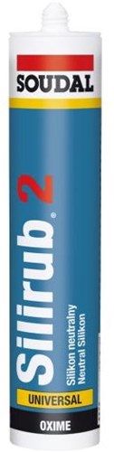Soudal silirub 2 | mastic silicone | chamois | 300ml - 105961