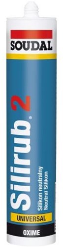 Soudal silirub 2 | mastic silicone | gris ciment | 300ml - 120489