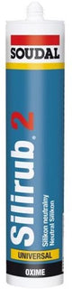 Soudal silirub 2 | mastic silicone | chêne | 300 ml - 101080