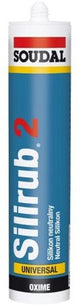 Soudal silirub 2 | mastic silicone | teck | 300ml - 102421