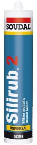 Soudal silirub 2 | mastic silicone | caramel | 300ml - 103355