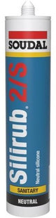 Soudal silirub 2s | kit de plomberie | blanc | 300ml - 101989