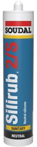 Soudal silirub 2s | kit de plomberie | gris argenté | 300ml - 109034