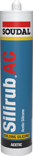 Soudal silirub ac | mastic silicone pour joints | 310 ml | blanc - 101446