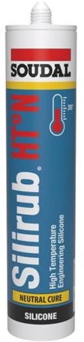 Soudal silirub ht° - n | noir | 300ml - 108266