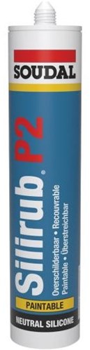 Soudal silirub p2 | kit de vitrage | noir | 300ml - 116362