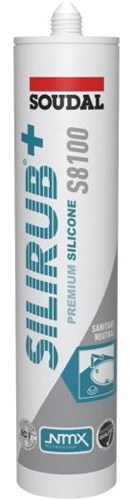 Soudal silirub+ s8100 neutre | kit de plomberie | basalte | 300ml - 135728