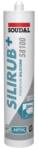 Soudal silirub+ s8100 neutre | kit de plomberie | gris pierre | 300ml - 135719