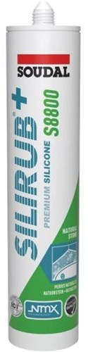 Soudal silirub+ s8800 | pierre naturelle | mastic silicone | beige clair | 300ml - 120988