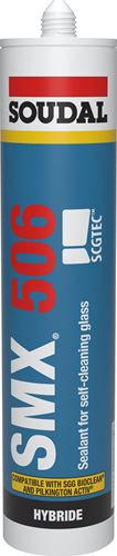 Soudal smx 506 | kit de vitrage | 290 ml | noir - 119538