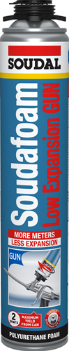 Soudal sou gunfoam faible | mousse pour pistolet | 750 litres - 106132