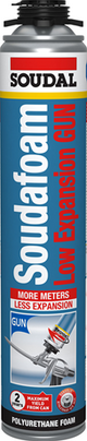Soudal sou gunfoam faible | mousse pour pistolet | 750 litres - 106132
