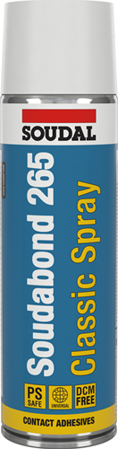 Soudal Soudabond 265 spray classique | adhésif de contact | 500ml - 146309