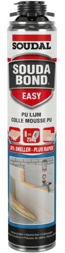 Fil facile Soudal Soudabond | mousse polyuréthane | orange | 750ml - 121734