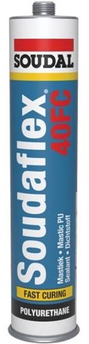 Soudal soudeflex 40 fc | mastic adhésif | noir | 310ml - 102643