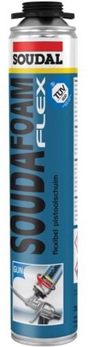Soudal soudefoam flex | mousse polyuréthane | champagne | 750ml - 127320