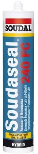 Soudal soudaseal 240 fc | mastic adhésif | blanc | 290 ml - 101364