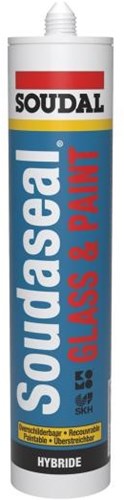 Peinture pour verre Soudal Soudaseal | kit de vitrage | gris | 290 ml-155370