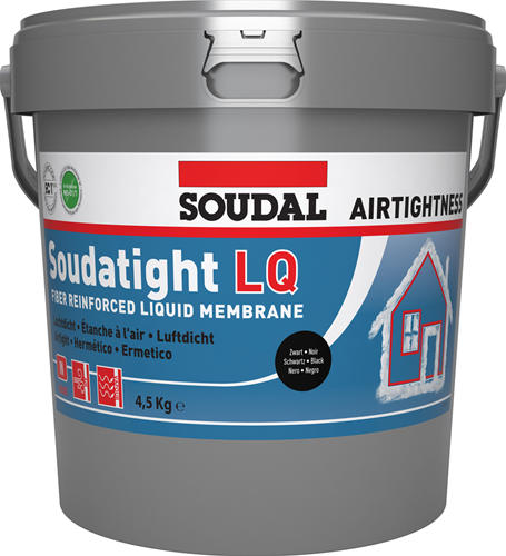 Soudal étanche au sud lq | pâte polymère | 4,5 kg | noir - 145785