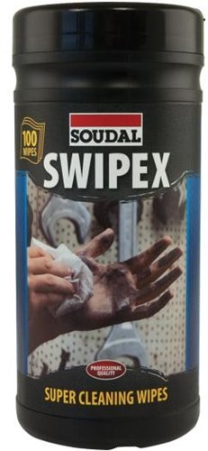 Soudal swipex | lingettes nettoyantes | 100 lingettes - 113551