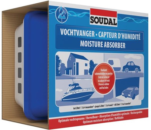 Absorbeur d'humidité Soudal | 450g - 125942