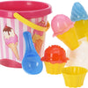 Seau de plage avec glaces 17cm