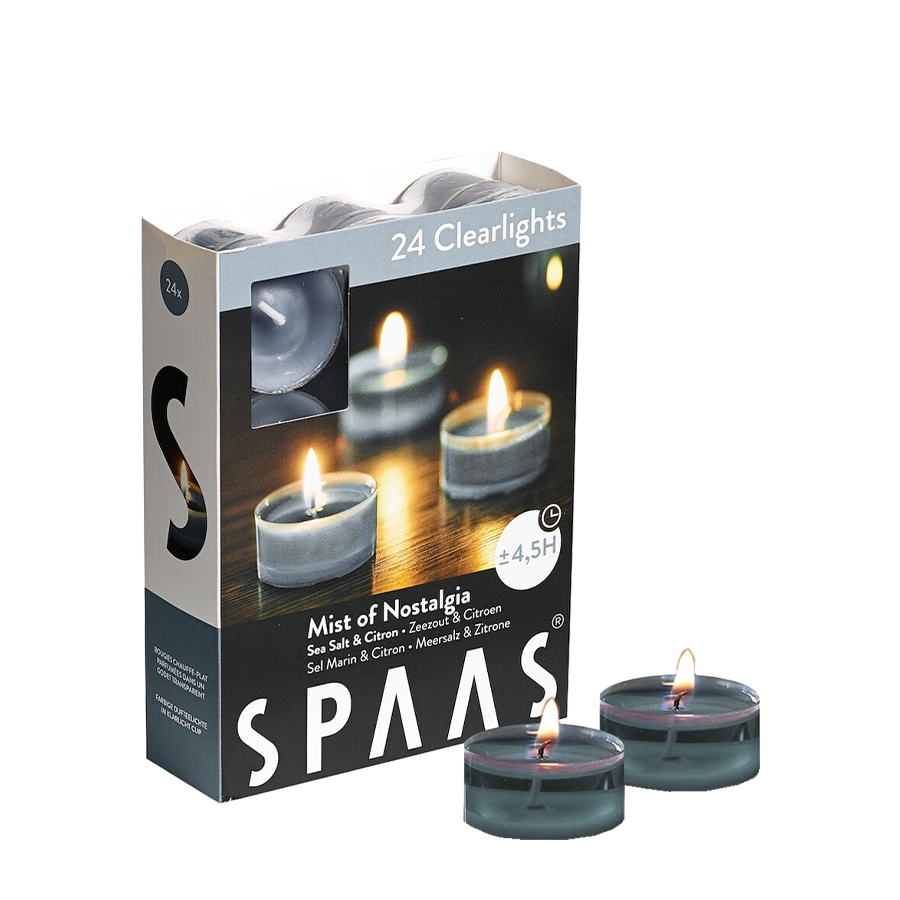 Spaas bougie chauffe-plat parfumée brume de nostalgie 24 pièces