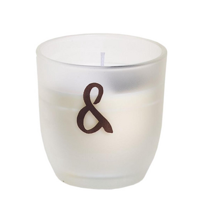 Bougie en verre Spaas mat 82 73mm