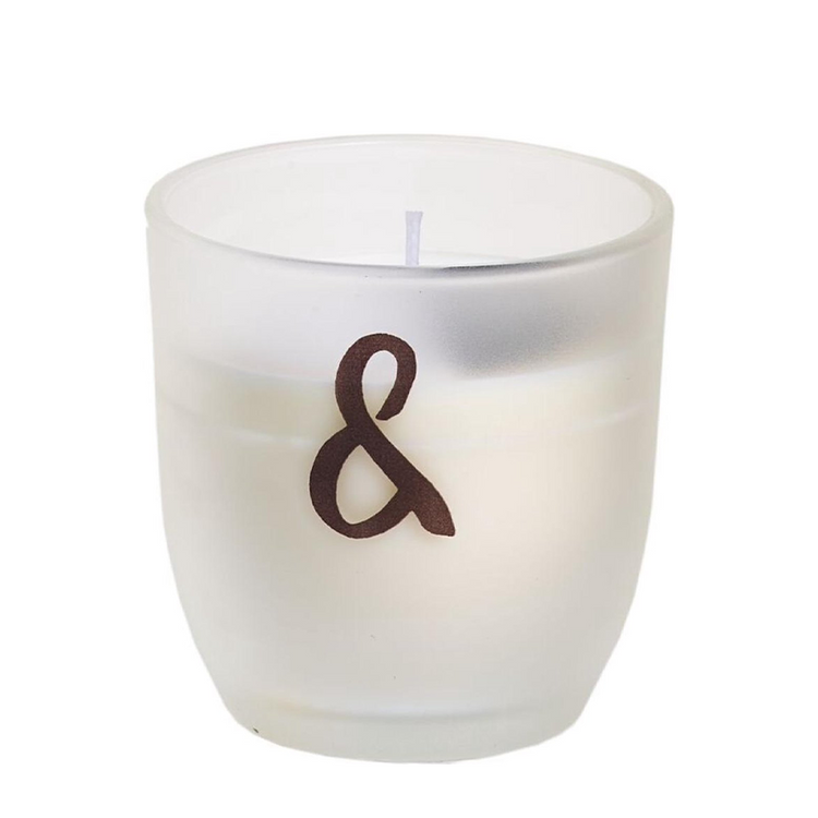 Bougie en verre Spaas mat 82 73mm