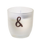 Bougie en verre Spaas mat 82 73mm